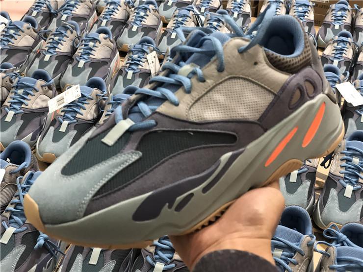 PK God yeezy 700 Carbon Blue retail materials ready to ship